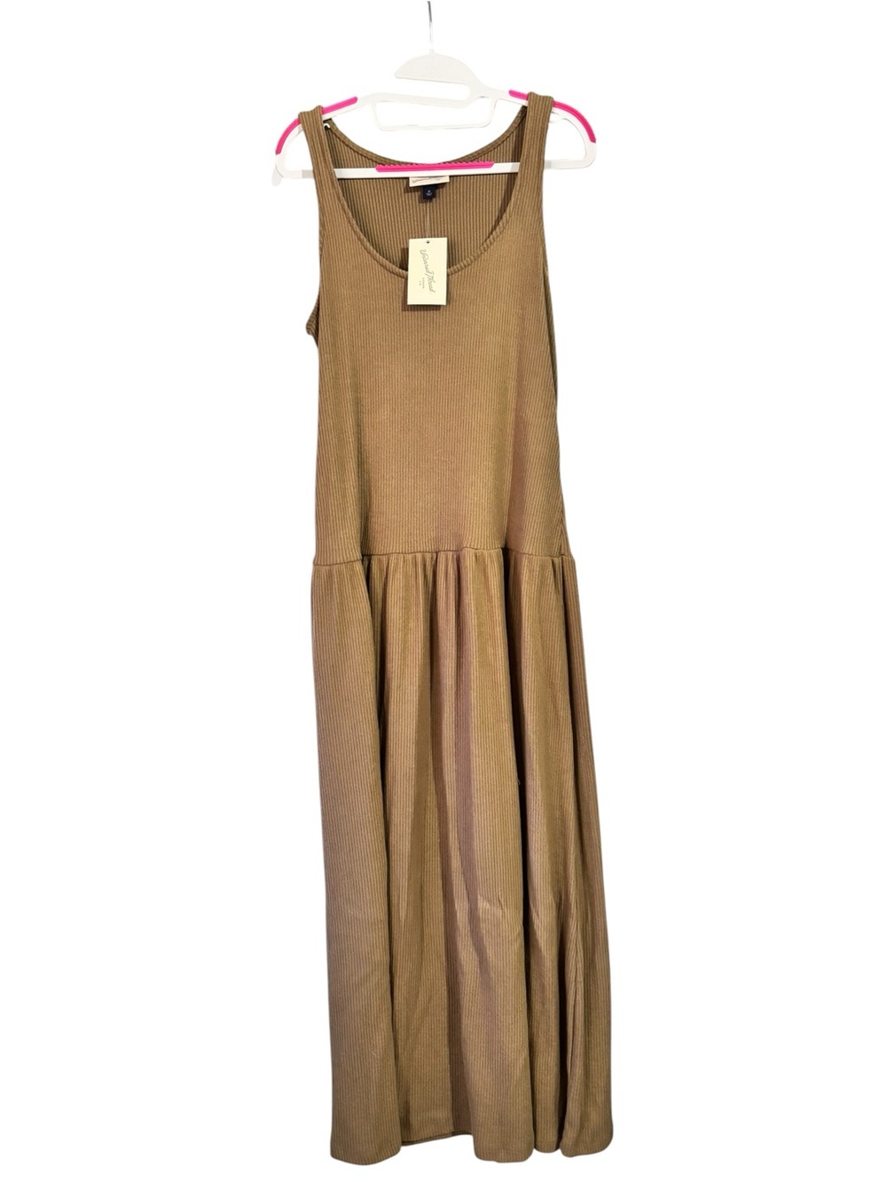Universal Thread Brown Sleeveless Maxi Dress